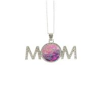 Collana con immagine di pesci oceanici scienza natura regalo per la festa della mamma per mamma, nonna, regalo di compleanno, Medio