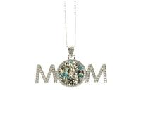Collana con immagine di pesci oceanici scienza natura regalo per la festa della mamma per mamma, nonna, regalo di compleanno, Medio