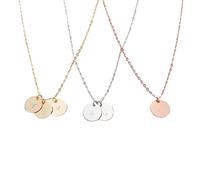 Collana con iniziale in oro minuscolo Collana con lettera d'oro Iniziali Nome Power Collane per donne Ragazze Miglior regalo di compleannoMolto bello e alla moda.