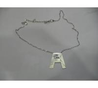 COLLANA CON LA TUA LETTERA INIZIALE 45 CM REGOLABILE NECKLACE PERSONALIZZATA B