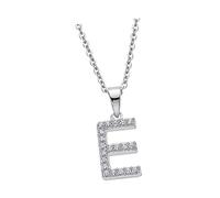 Collana Con Lettera E In Argento Lotus 925 Con Zirconia JLP1958-1-E