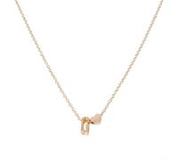 Collana con lettera unica in acciaio inossidabile, una dichiarazione di moda con significato (KC oro G collana)