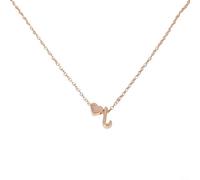 Collana con lettera unica in acciaio inossidabile, una dichiarazione di moda con significato (KC oro J collana)