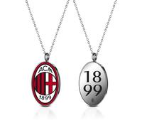 COLLANA CON MEDAGLIA AC Milan UFFICIALE IN ACCIAIO CON SMALTO VERSIONE BIMBO