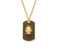 Collana Con Medagliette D'Oro C3PO Di Star Wars