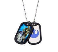 Collana Con Medagliette Per Cani R2D2 E C3PO Di Star Wars