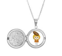 Collana con medaglione a forma di biscotto con cibo dolce e snack al forno, idea regalo di compleanno