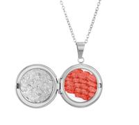 Collana con medaglione a forma di bistecca e carne cruda, idea regalo per compleanno
