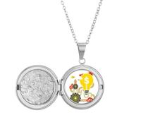 Collana con medaglione a forma di graffiti Street Culture Gear, ideale come regalo di compleanno