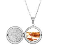 Collana con medaglione a forma di teatro dell'opera di Sydney in Australia e ponte, idea regalo di compleanno