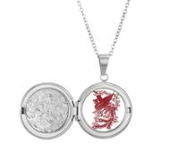 Collana con medaglione raffigurante una fenice cinese, ideale come regalo di compleanno
