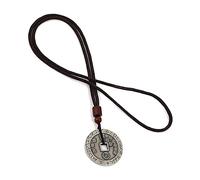 Collana con monete Feng Shui, collana con monete in argento, collana Feng Shui per ricchezza, buona fortuna, collana con ciondolo portafortuna cinese, collana con ciondolo Feng Shui, migliora la
