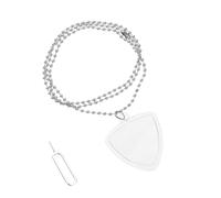 Collana con organizer per chitarra compatta con visione chiara per spettacoli musicisti ed esercizi
