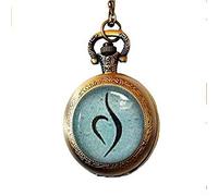 Collana con orologio da tasca per la consapevolezza dei disturbi alimentari, regalo per anoressia e bulimia, gioielli per disturbi alimentari