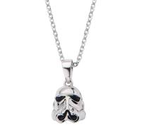 Collana Con Pendente 3D In Argento Sterling Di Stormtrooper Di Star Wars 18"