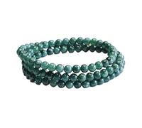 Collana con perle di giada blu naturale di grado A, elegante gioiello fatto a mano per donne, About 9.5mm, Pietra