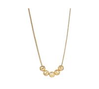 Collana con perline dorate che raccontano la fortuna