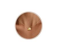 Collana con pietra portafortuna da donna, delicata collana in oro da donna con iniziale regalo di compleanno per lei adolescente cose alla moda ciondolo lettera A-Z collana festa della mamma regali