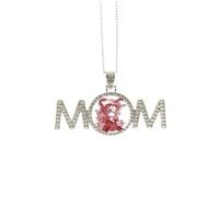 Collana con ritratto di animali della fenice cinese, ideale come regalo per la festa della mamma o della nonna, gioiello di compleanno, Medio