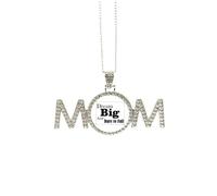 Collana con scritta "Dream Big And Dare To Fail", regalo per la festa della mamma, per mamma, nonna, regalo di compleanno, Medio