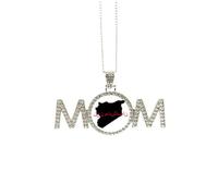 Collana con scritta in lingua asiatica "We are Mother's Day", regalo per mamma, nonna, compleanno, gioielli, Medio