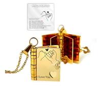 Collana con scritta in lingua inglese "For Daughter" e "My Incredible Daughter", con scritta "To My Daughter" (lingua italiana non garantita), Acciaio inossidabile, Nessuna pietra preziosa