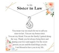 Collana con simbolo dell'infinito, regalo per donne, compleanni e Natale, regalo per la festa della mamma per mamma, moglie, nonna, nuova mamma, sorella, zia e altro ancora, Acciaio inossidabile