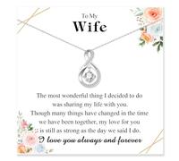 Collana con simbolo dell'infinito, regalo per donne, compleanno, Natale, San Valentino, festa della mamma, mamma, moglie, nonna, neomamma, sorella, cane, mamma, zia, matrigna, suocera, cognata