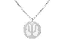Collana con simbolo Psi Lettera greca Alfabeto Psicologia Psichiatria Ciondolo Gioielli con simboli medici Regalo per psicoterapeuti e psicologi per donne e uomini (argento)