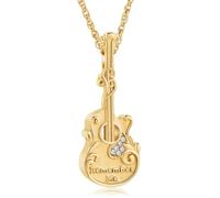 Collana con urna a forma di chitarra, per ceneri musicali, commemorativi, per amanti della musica, gioiello per ceneri, Acciaio inossidabile, Nessuna pietra preziosa