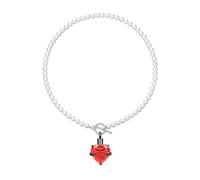 Collana con urna a forma di cuore per uomo e donna, gioiello ricordo per la cremazione per ceneri - Your Wings Were Ready My Heart Was Not, Acciaio inossidabile, Nessuna pietra preziosa
