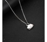 Collana Con Urna Per Cremazione A Cuore In Acciaio Inossidabile Per Ceneri,