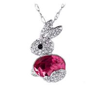 Collana Coniglio argento Swarovski Elements originale G4Love cristallo donna