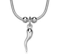 Collana Corno Cornetto Donna Portafortuna Acciaio Girocollo Sagapo Regalo SCK281
