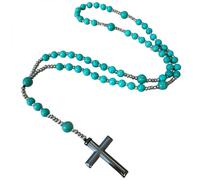 Collana Croce - Turchese