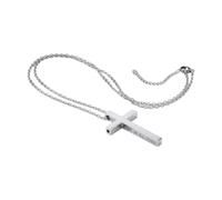 Collana Crocifissi In Acciaio Inossidabile Con Versi Biblici Ispiratori Lunghezza Regolabile Collo A Pendente Religioso Girocollo Bibbia Ciondolo Ciondolo