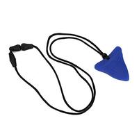 Collana da dentizione per bambini, Massaggiagengive per bambini Giocattolo da masticare per dentizione Giocattolo da masticare per bambini(Blu)