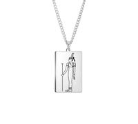 Collana da donna alla moda, con ciondolo antico egizio dio dea Iside