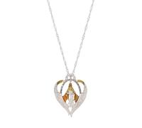 Collana da donna con ciondolo a forma di cuore, collana con catena di ancoraggio, collana personalizzata retr貌 con la dea dell'amore