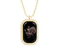 Collana da donna con ciondolo a forma di gatto pellegrino sulla Turchia, regolabile, per viaggi e feste, Misura unica, Metallo