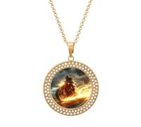 Collana da donna con ciondolo a forma di motocicletta con scritta "Man Ride A Motorcycle", regolabile, idea regalo per mamma, moglie, fidanzata, Misura unica, Metallo