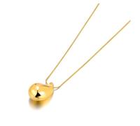 Collana da donna con ciondolo a goccia, alla moda, alla moda, adatta per l'uso quotidiano, adjustable, Zirconia cubica