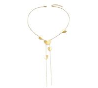 Collana da donna con ciondolo geometrico a forma di cuore multistrato e catena a clavicola, versatile e adatta per abiti abbinati, abiti, abbigliamento quotidiano, feste, banchetti, uso quotidiano