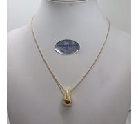 COLLANA DA DONNA CON CIONDOLO GOCCIA IN ORO GIALLO 18KT 3,8 GR. (7727)