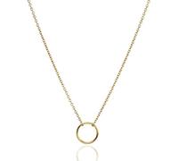 Collana da Donna con Collana Corta e clavicola in Lega Semplice Creativa con Messaggio, Carta Regalo, Dorata Durable Design