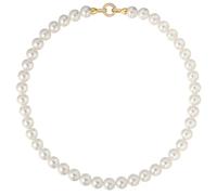 Collana da donna con perle grigie, ispirata a Tahiti, regolabile 45,7 cm con chiusura in argento, collare chic leggero, perla, senza pietre preziose