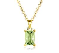 Collana da donna in argento, Collana in argento sterling S925 con pietre portafortuna Infinity Square Crystal Dainty Trendy Choker Delicata collana a catena Gioielli regalo for le sue ragazze Coppie