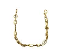 Collana da donna in oro,Catena per Borsa Dorata, Catenella Borsa in Metallo con Moschettone, Tracolla per Borse a Mano, Tracolla o Pantaloni, Accessori Borsa Moda, Catena di Ricambio per Borse