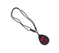 Collana da Masticare, 2 Pezzi Collana da Masticare Sensoriale in Silicone Collana da Masticare da Masticare Masticabile per Bambini Masticare Dentizione Sfondo (Drago rosso)