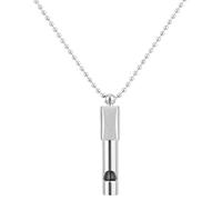 Collana da Meditazione, in Acciaio al Titanio Magnetica Mindfulness Ciondolo a Forma di Fischietto Collana Regalo e Gioiello per Uomo e Donna